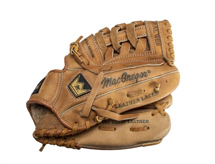 Willie Randolph Game Used, Signed & Inscribed New York Yankees Era MacGregor Pro Model Fielding Glove (Randolph LOA)